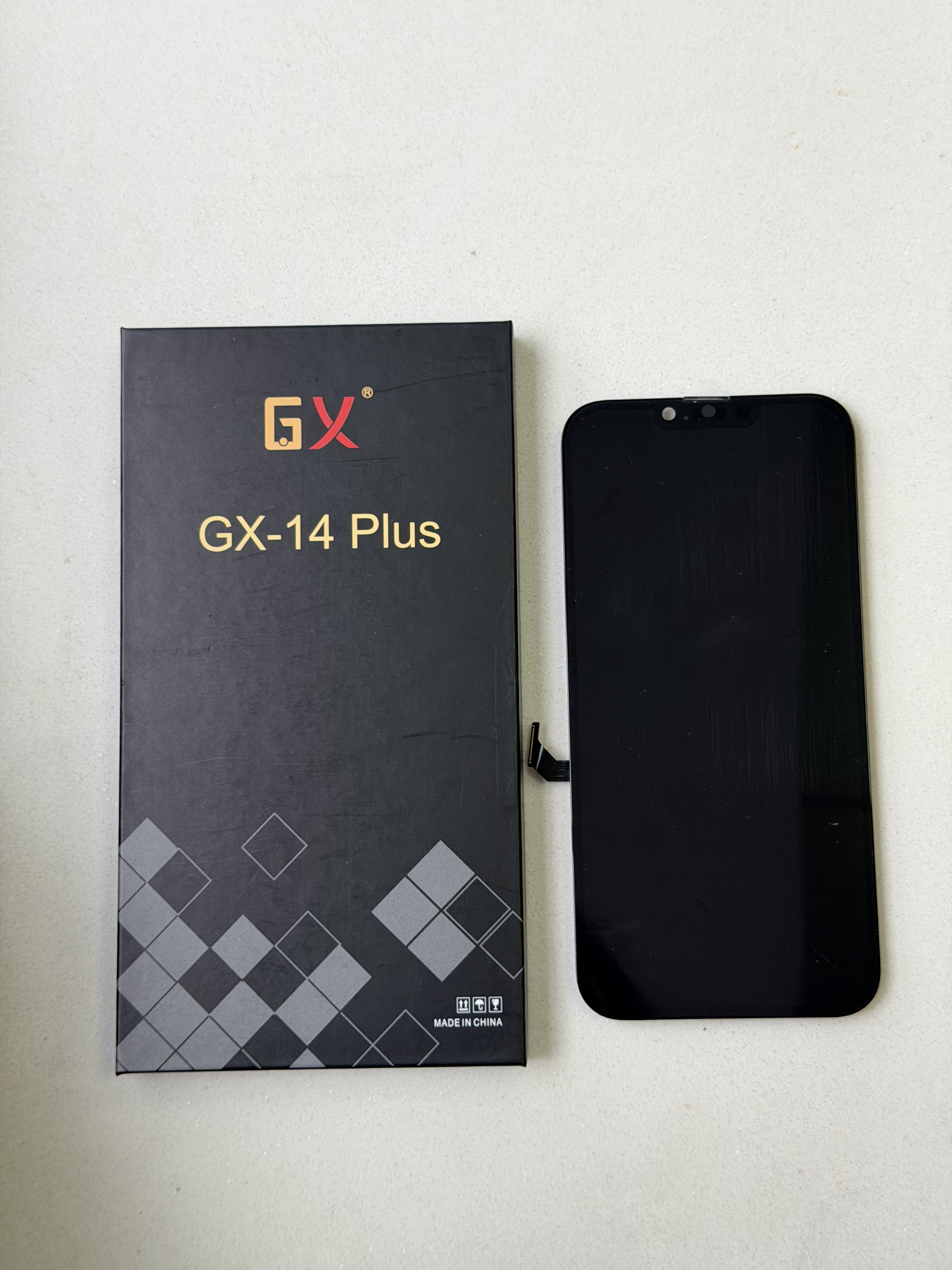 Pantalla OLED Rígida GX para iPhone 14 Plus - True Tone, IC transferible,Rise LCD,Pantalla iPhone 14 Plus OLED GX | Rise LCD