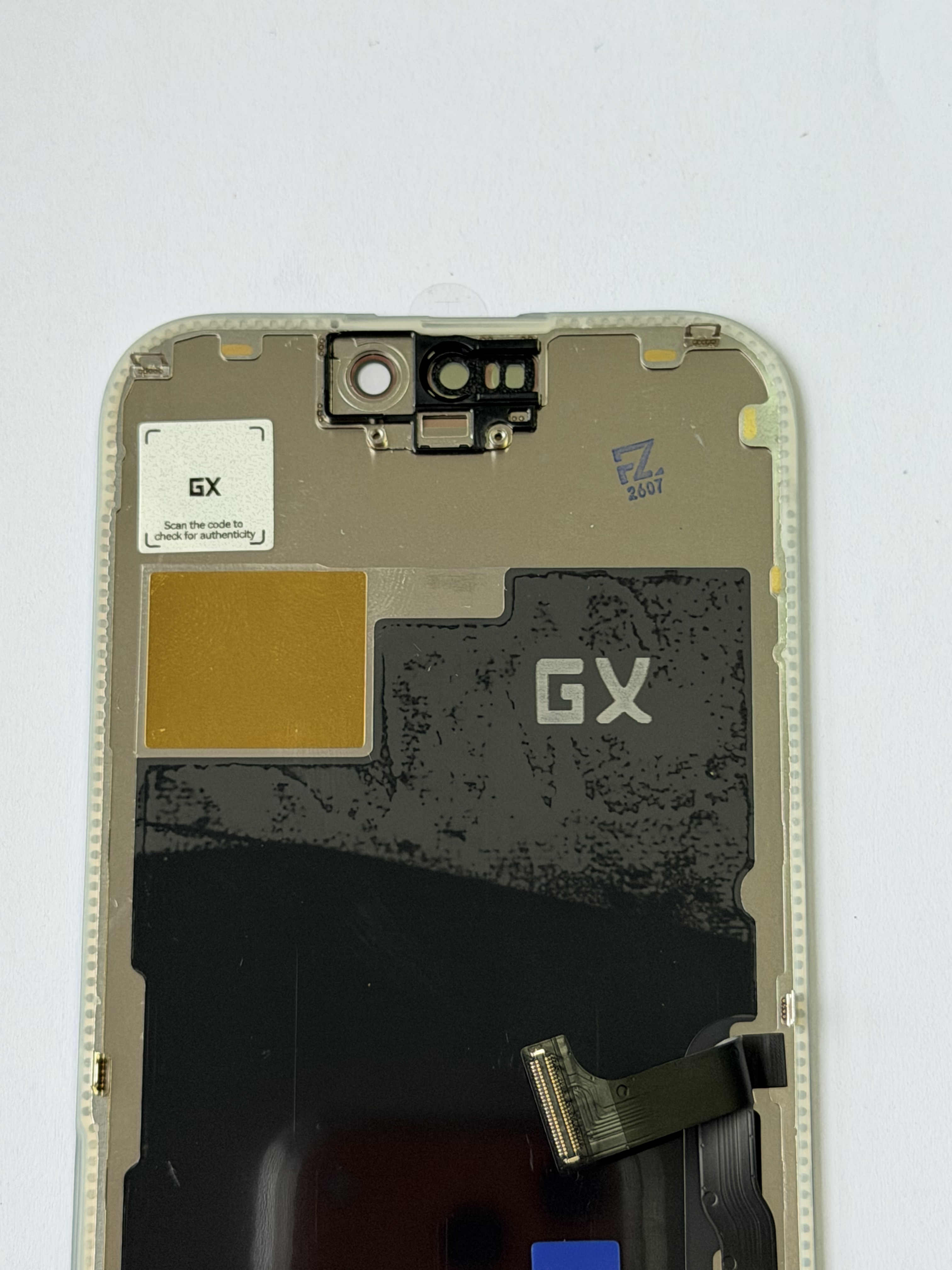 Pantalla OLED Rígida GX para iPhone 15 Pro - True Tone, IC transferible | Rise LCD