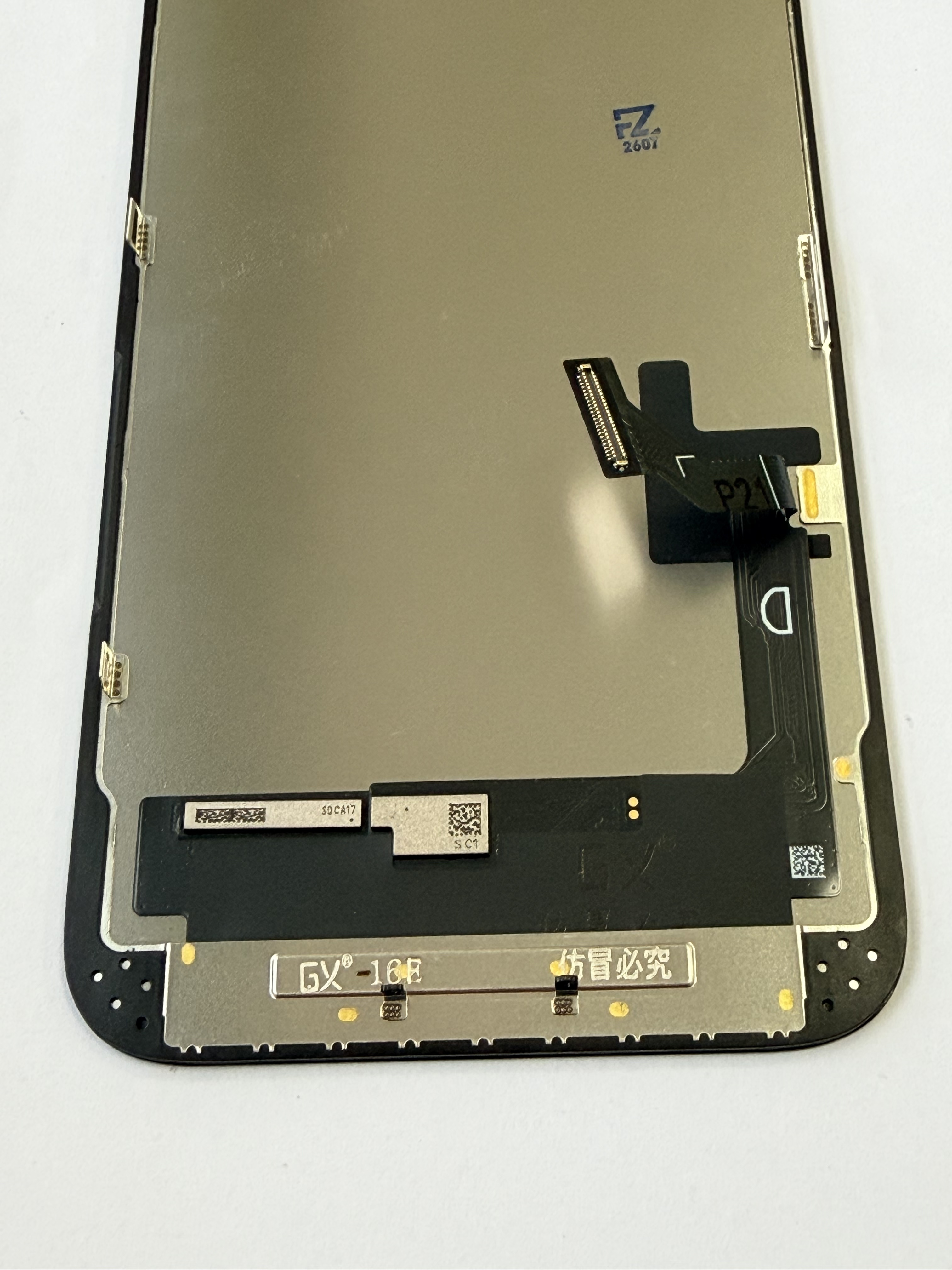Pantalla OLED Rígida GX para iPhone 16e - True Tone, IC transferible,Rise LCD,Pantalla iPhone 16e OLED GX | Rise LCD