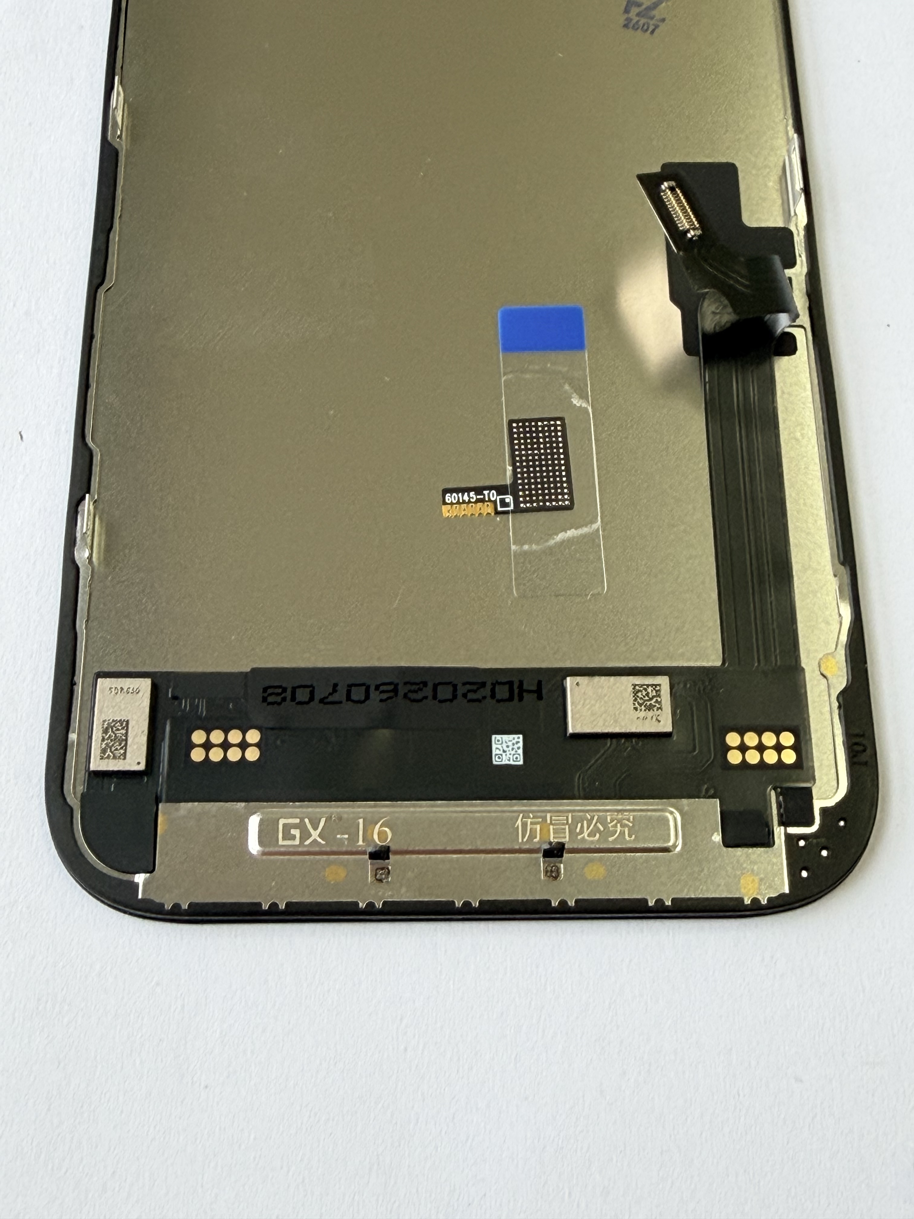 Pantalla OLED Rígida GX para iPhone 16 - True Tone, IC transferible,Rise LCD,Pantalla iPhone 16 OLED GX | Rise LCD