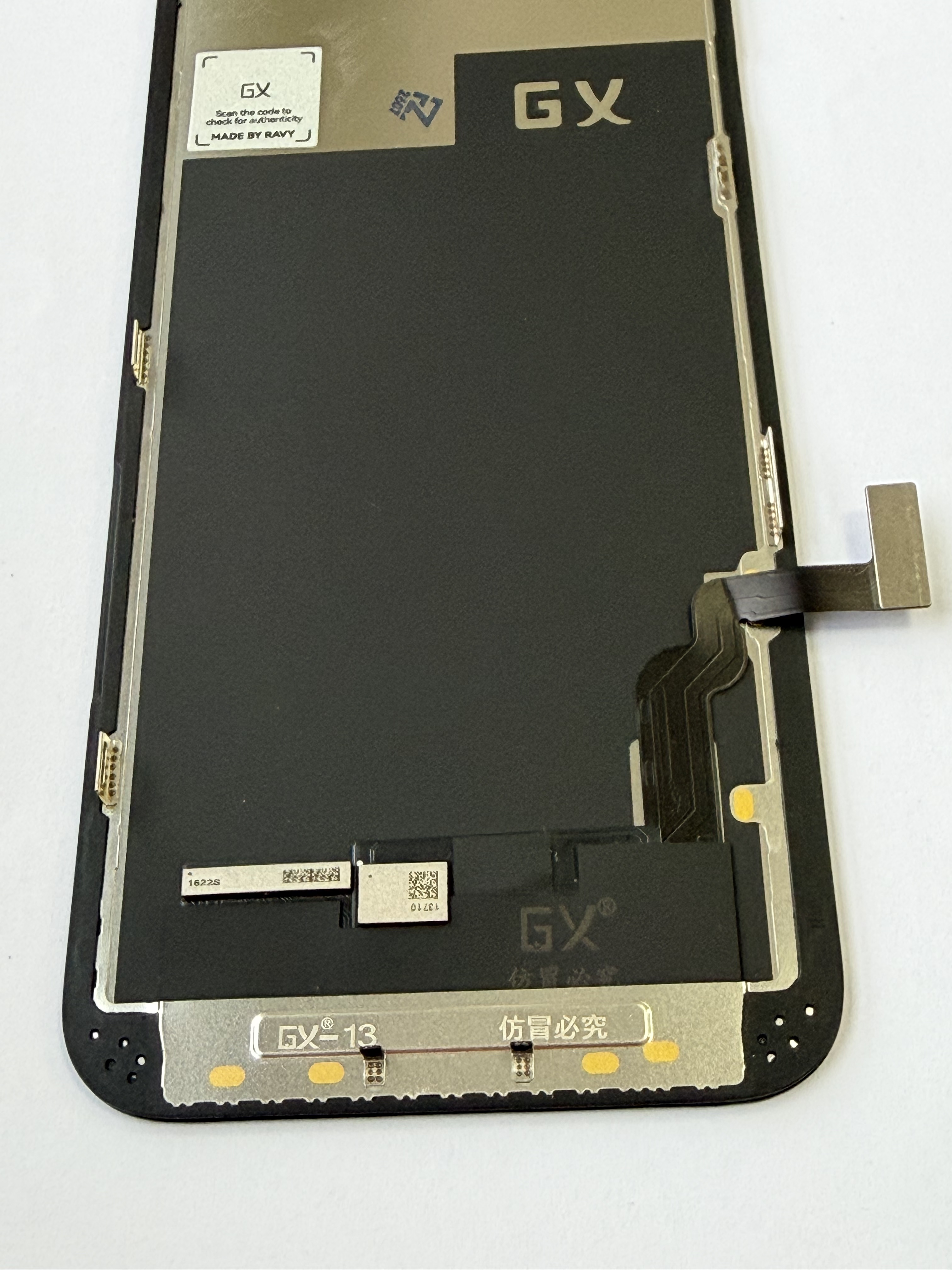 Pantalla OLED Rígida GX para iPhone 13 - True Tone, IC transferible | Rise LCD