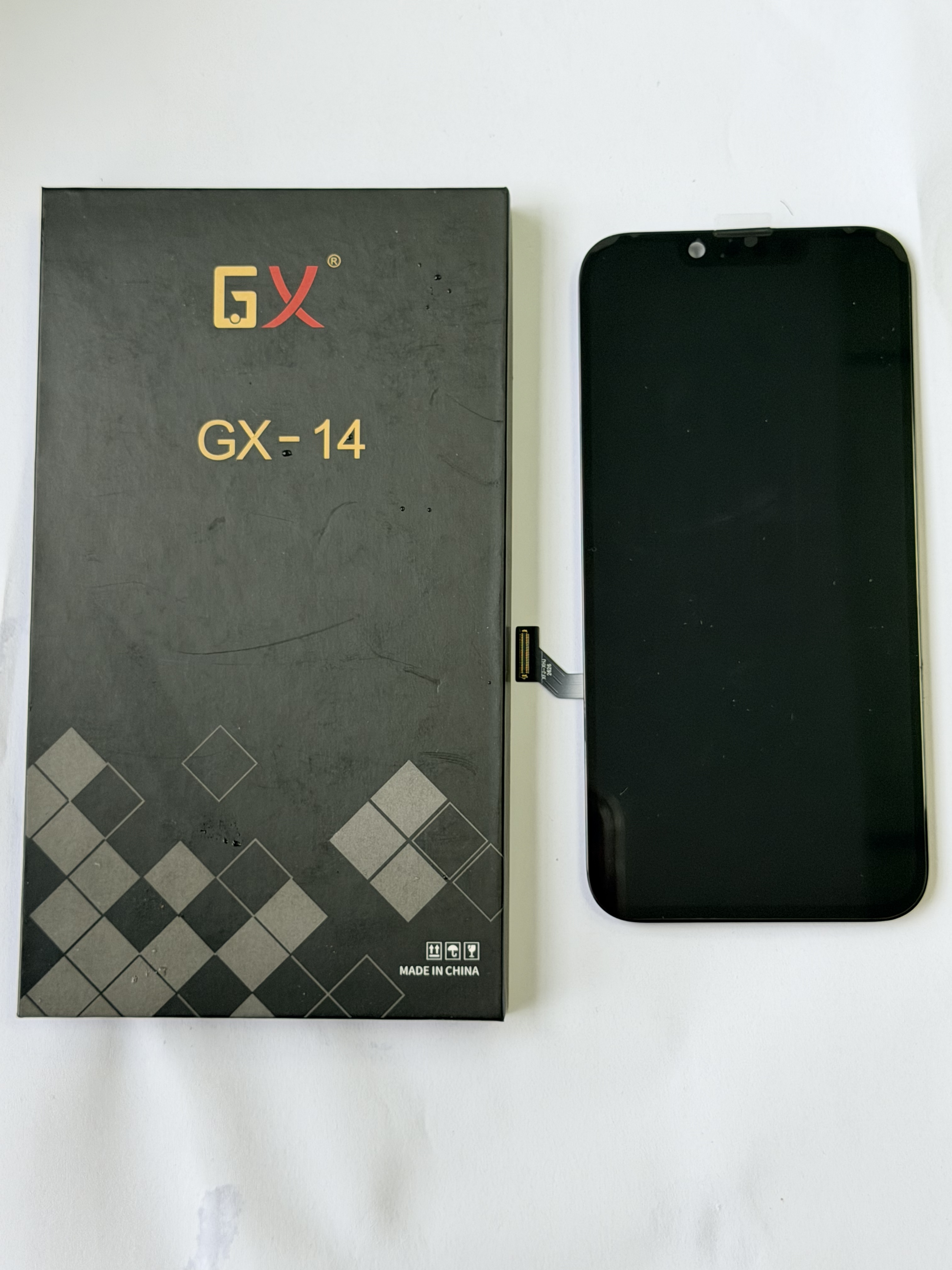 Pantalla OLED Rígida GX para iPhone 14 - True Tone, IC transferible | Rise LCD
