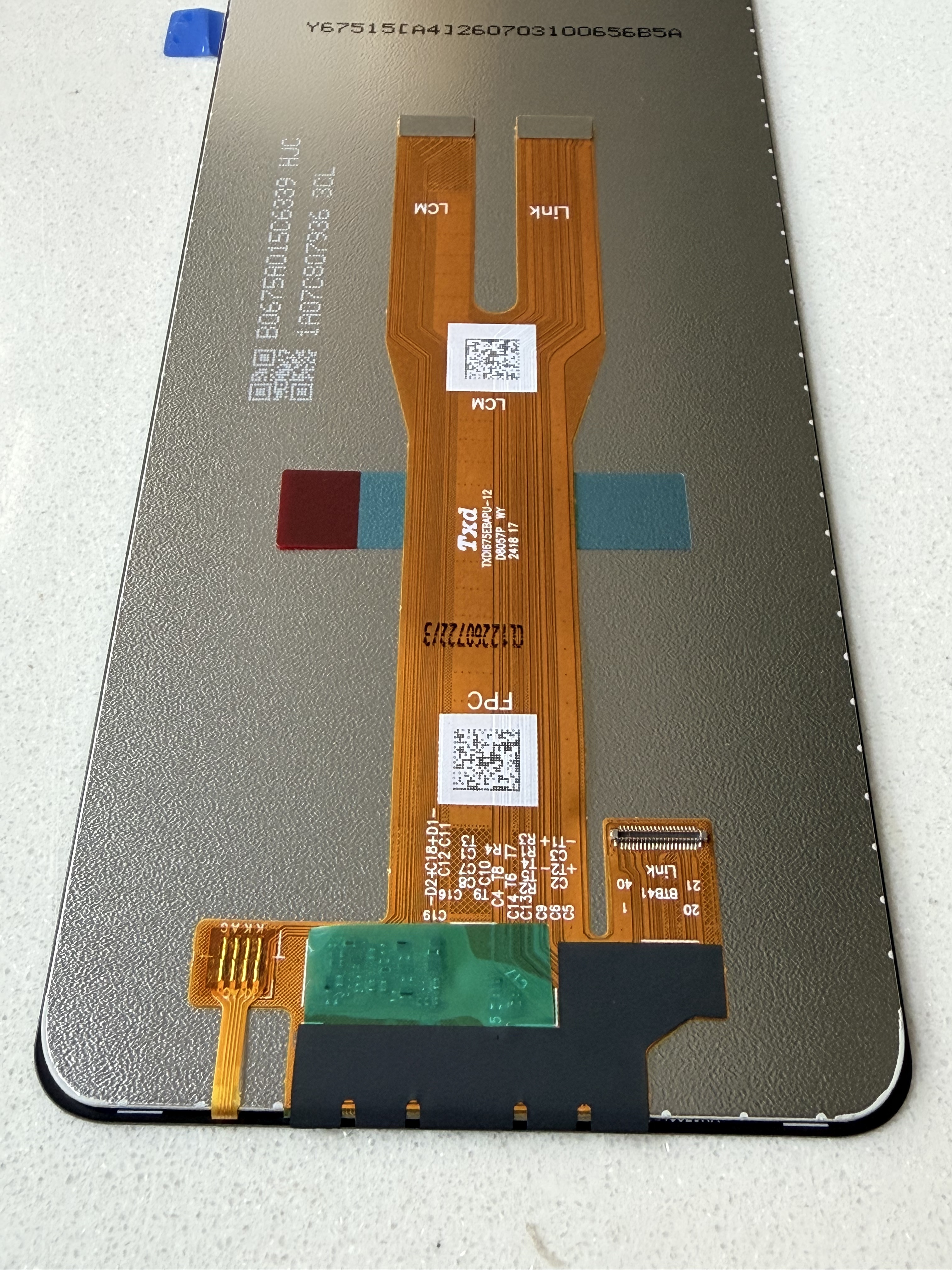 Pantalla Samsung Galaxy A06 4G LCD Táctil, Calidad Prensado Original, Black,Rise LCD,Pantalla Samsung Galaxy A06 4G Prensado Original | Rise LCD