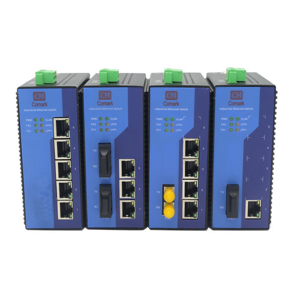 CK2000C系列 (PortVlan)<br>5口配置型工业以太网交换机,讯记科技,CK2000C系列 (PortVlan)<br>5口配置型工业以太网交换机