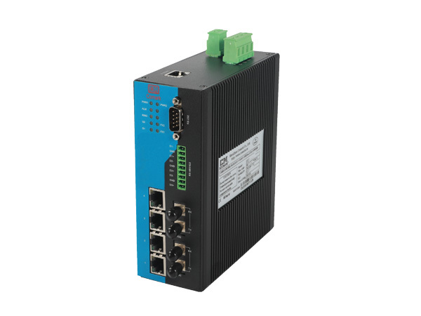 CK6042S/7042S系列<br>4电2光2千兆SFP+4串口MODBUS网管型工业以太网交换机,讯记科技,CK6042S/7042S系列<br>4电2光2千兆SFP+4串口MODBUS网管型工业以太网交换机