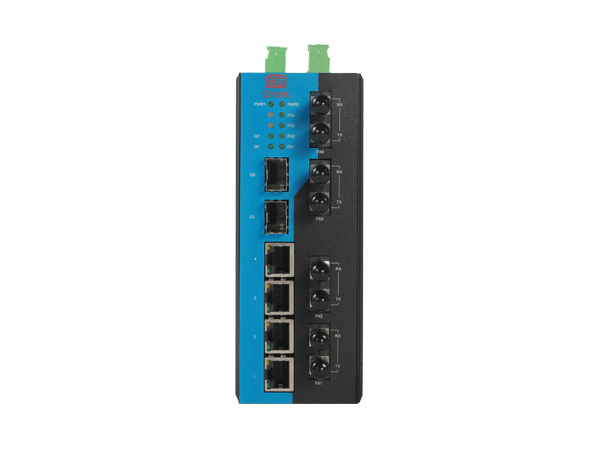 CK7080/7062/7044/7071系列<br>8+2G千兆网管型工业交换机,讯记科技,CK7080/7062/7044/7071系列<br>8+2G千兆网管型工业交换机