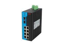 CK7110M系列<br>10口全千兆网管型工业交换机,讯记科技,CK7110M系列<br>10口全千兆网管型工业交换机