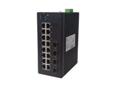 CK7220系列<br>20口全千兆非网管型工业以太网交换机,讯记科技,CK7220系列<br>20口全千兆非网管型工业以太网交换机