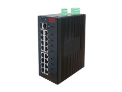 CK8118MP系列<br>18口万兆POE网管型工业以太网交换机,讯记科技,CK8118MP系列<br>18口万兆POE网管型工业以太网交换机