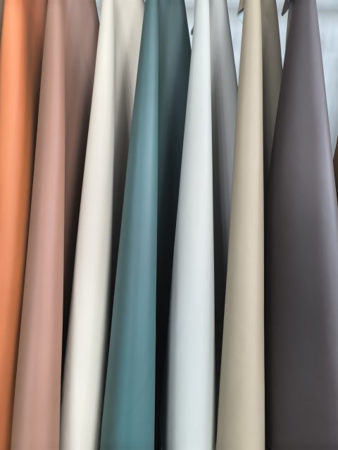 Solvent-Free Silicone Leather, synthetic leather for shoes, bags, furniture, LEADER