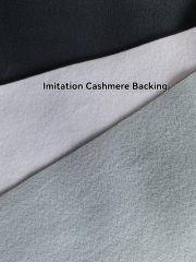 Semi-grain synthetic leather with imitation cashmere backing for sofa