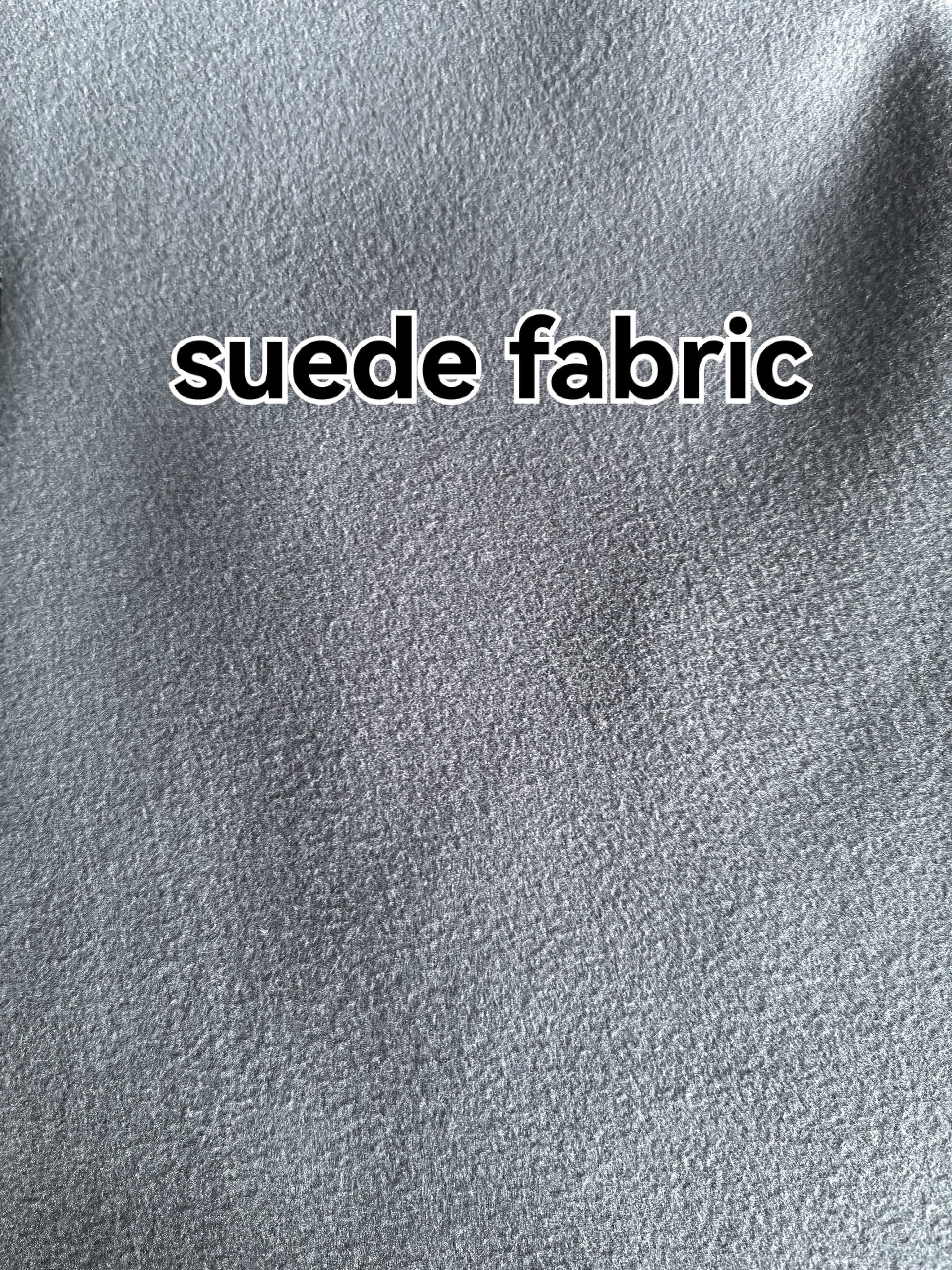suede backing