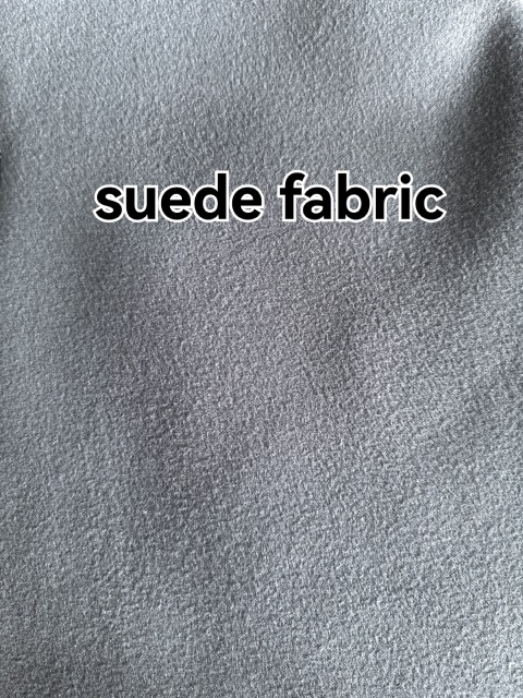 suede backing