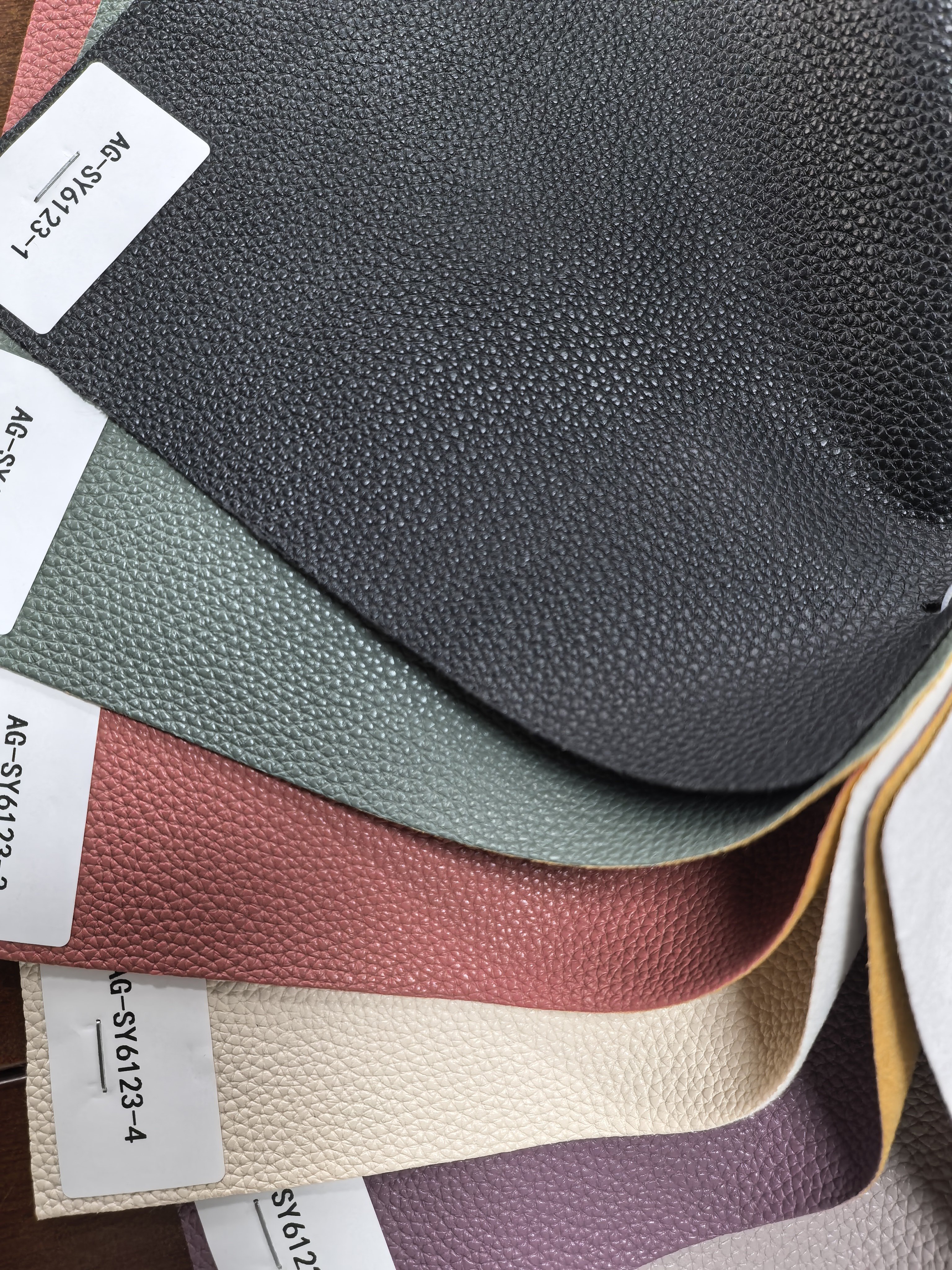 PVC Leather, synthetic leather for shoes, bags, furniture, LEADER