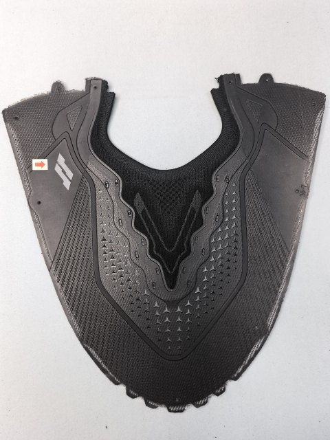 Black Sneaker Upper Panels, synthetic leather for shoes, bags, furniture, LEADER