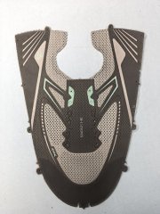 Mocha Mint Upper Panels, synthetic leather for shoes, bags, furniture, LEADER