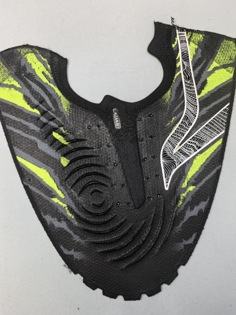 Black Fluo Yellow Runners, synthetic leather for shoes, bags, furniture, LEADER