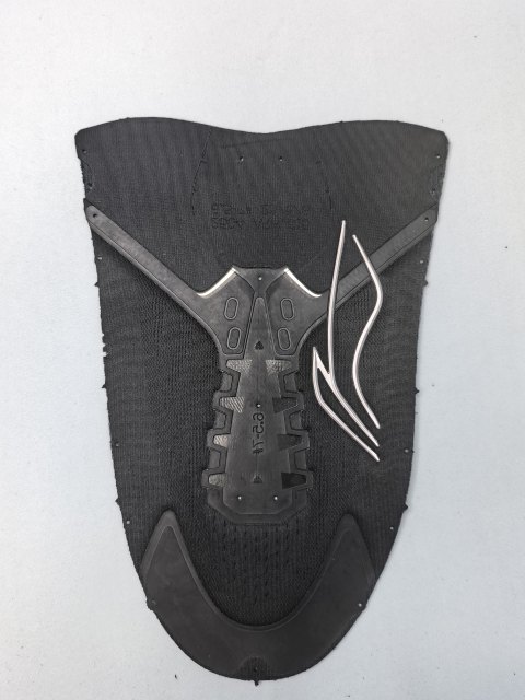 Black Silver Tech Runners, synthetic leather for shoes, bags, furniture, LEADER