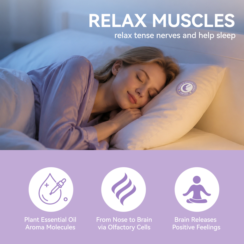 BGO GOODNIGHT ESSENTIAL OIL PATCHES