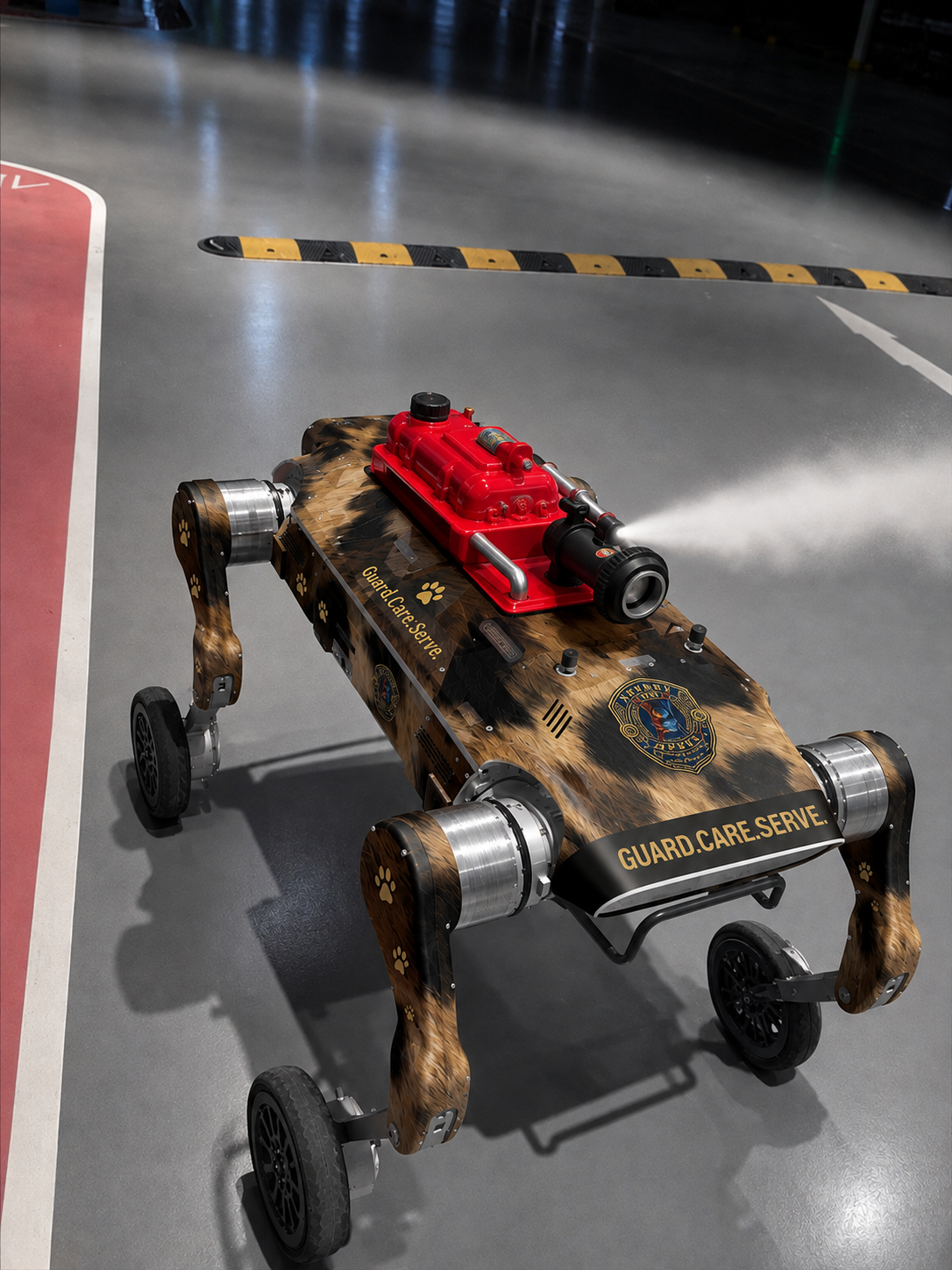 NexK9X Firefighting Response Robot