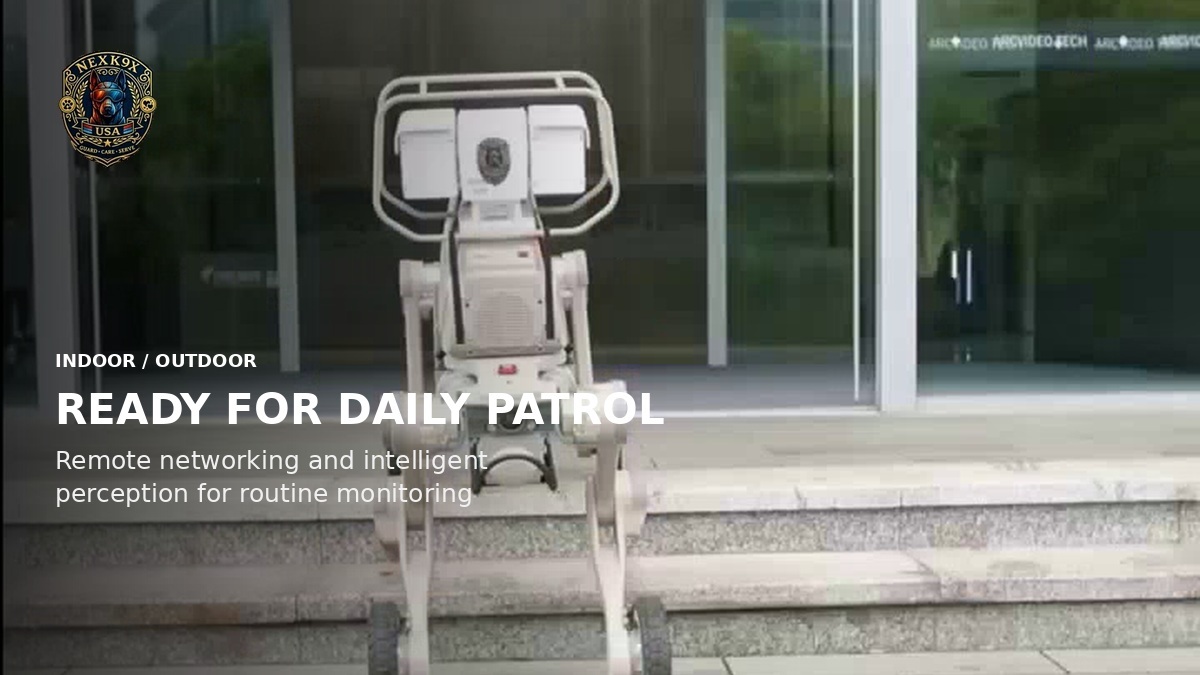 NEXK9X Smart Patrol Robot