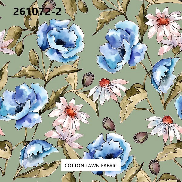 100% Cotton Lawn Fabric,LANKING TEX,Low Moq Printing Best  Quality  100% Cotton Lawn Fabric