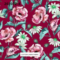 100% Cotton Lawn Fabric,LANKING TEX,Low Moq Printing Best  Quality  100% Cotton Lawn Fabric