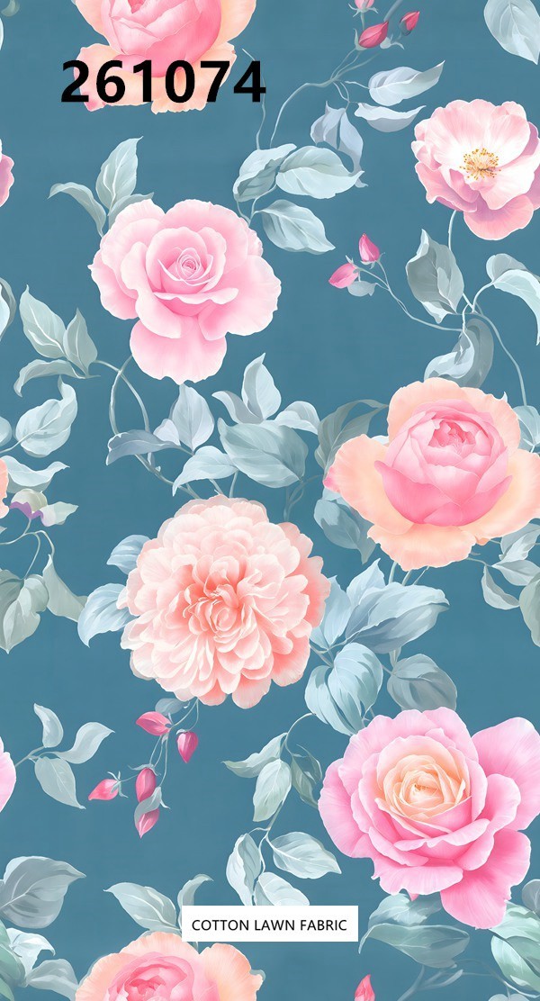 100% Cotton Lawn Fabric,LANKING TEX,Low Moq Printing Best  Quality  100% Cotton Lawn Fabric
