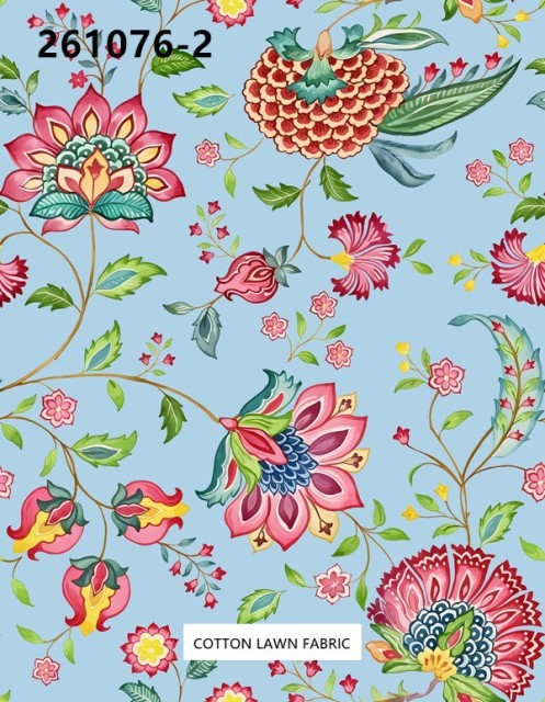 100% Cotton Lawn Fabric,LANKING TEX,Low Moq Printing Best  Quality  100% Cotton Lawn Fabric