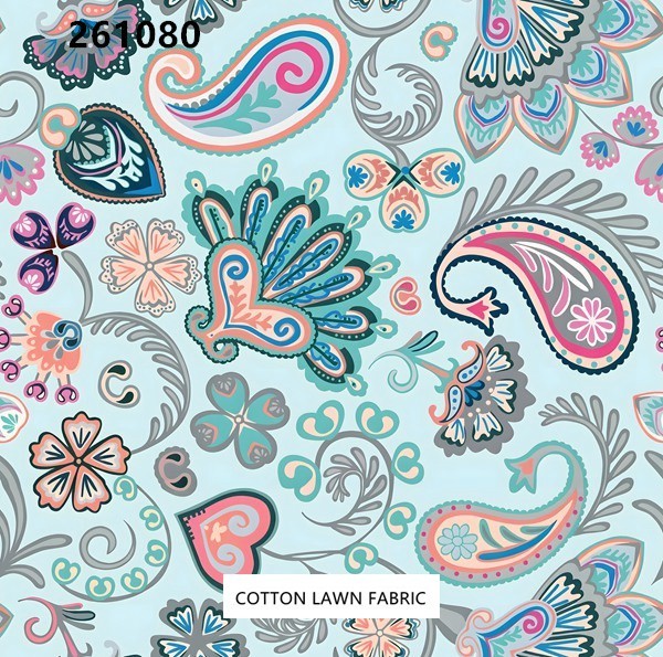 100% Cotton Lawn Fabric,LANKING TEX,Low Moq Printing Best  Quality  100% Cotton Lawn Fabric