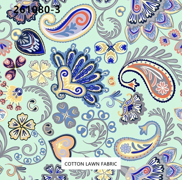 100% Cotton Lawn Fabric,LANKING TEX,Low Moq Printing Best  Quality  100% Cotton Lawn Fabric