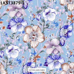 100% Cotton Lawn Fabric,LANKING TEX,Low Moq Printing Best  Quality  100% Cotton Lawn Fabric