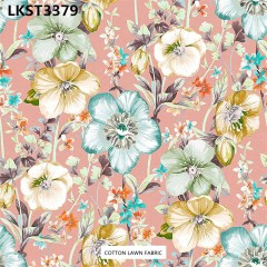 100% Cotton Lawn Fabric,LANKING TEX,Low Moq Printing Best  Quality  100% Cotton Lawn Fabric