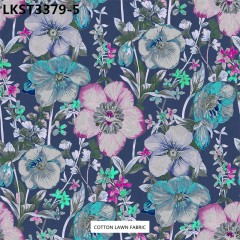 100% Cotton Lawn Fabric,LANKING TEX,Low Moq Printing Best  Quality  100% Cotton Lawn Fabric