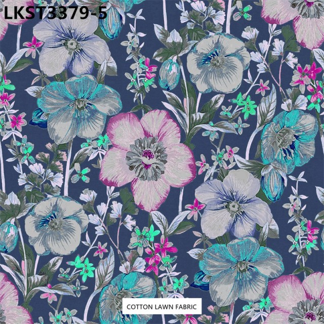 100% Cotton Lawn Fabric,LANKING TEX,Low Moq Printing Best  Quality  100% Cotton Lawn Fabric