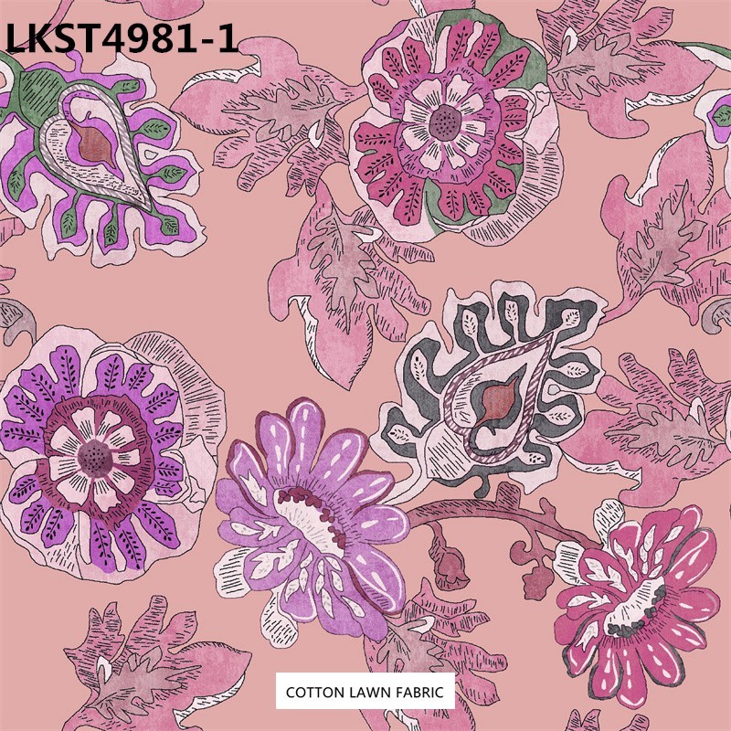 100% Cotton Lawn Fabric,LANKING TEX,Low Moq Printing Best  Quality  100% Cotton Lawn Fabric
