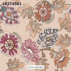 100% Cotton Lawn Fabric,LANKING TEX,Low Moq Printing Best  Quality  100% Cotton Lawn Fabric