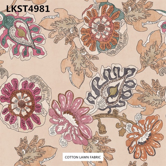 100% Cotton Lawn Fabric,LANKING TEX,Low Moq Printing Best  Quality  100% Cotton Lawn Fabric
