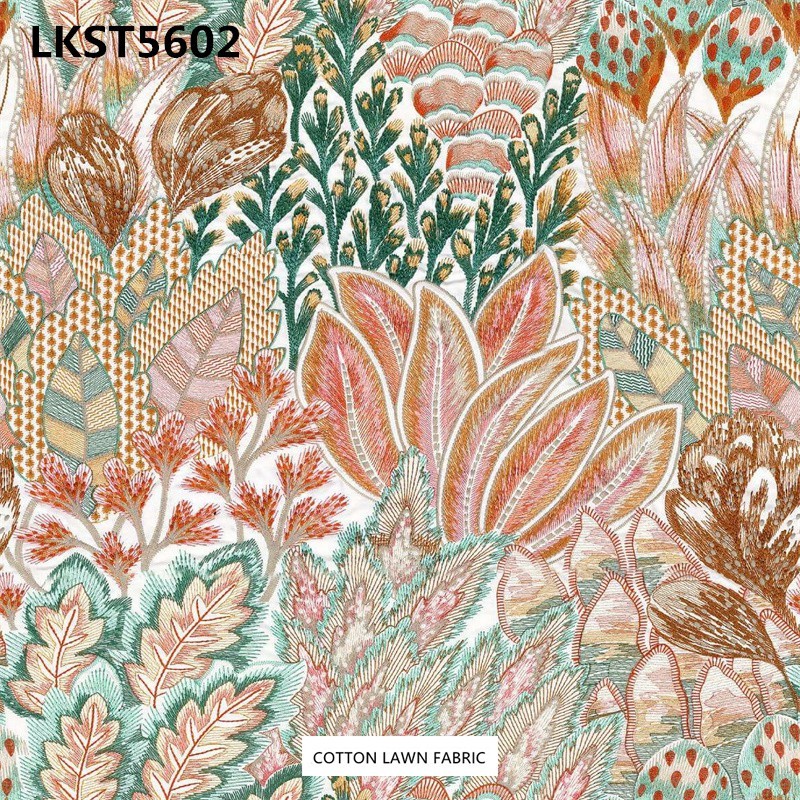 100% Cotton Lawn Fabric,LANKING TEX,Low Moq Printing Best  Quality  100% Cotton Lawn Fabric