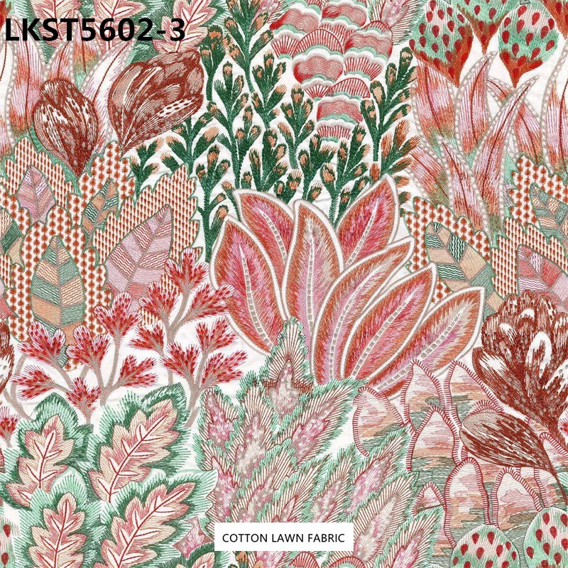 100% Cotton Lawn Fabric,LANKING TEX,Low Moq Printing Best  Quality  100% Cotton Lawn Fabric