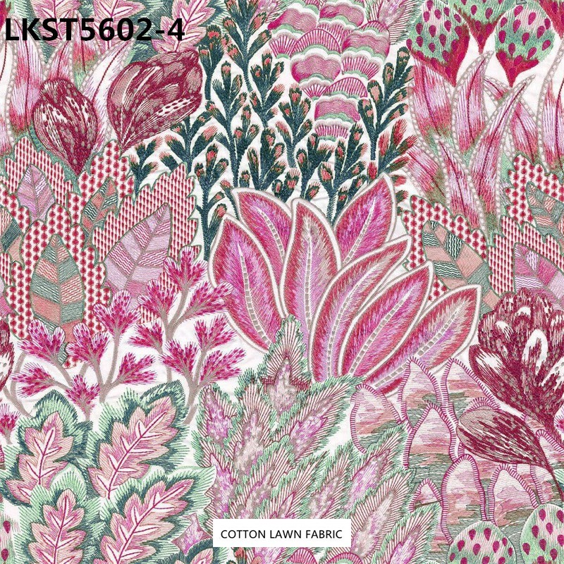 100% Cotton Lawn Fabric,LANKING TEX,Low Moq Printing Best  Quality  100% Cotton Lawn Fabric