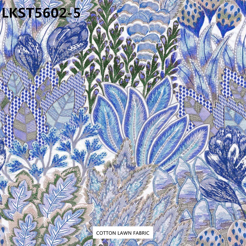 100% Cotton Lawn Fabric,LANKING TEX,Low Moq Printing Best  Quality  100% Cotton Lawn Fabric