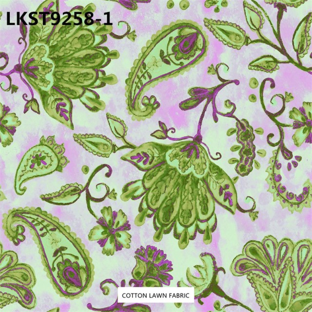 100% Cotton Lawn Fabric,LANKING TEX,Low Moq Printing Best  Quality  100% Cotton Lawn Fabric