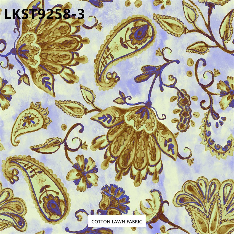 100% Cotton Lawn Fabric,LANKING TEX,Low Moq Printing Best  Quality  100% Cotton Lawn Fabric