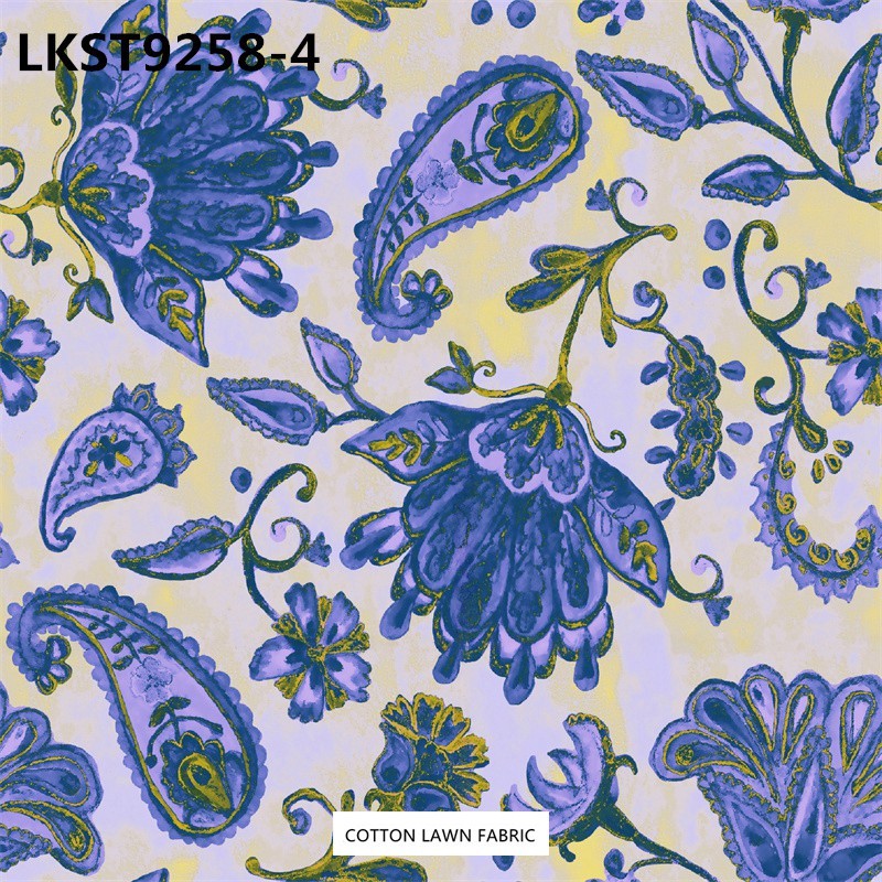 100% Cotton Lawn Fabric,LANKING TEX,Low Moq Printing Best  Quality  100% Cotton Lawn Fabric