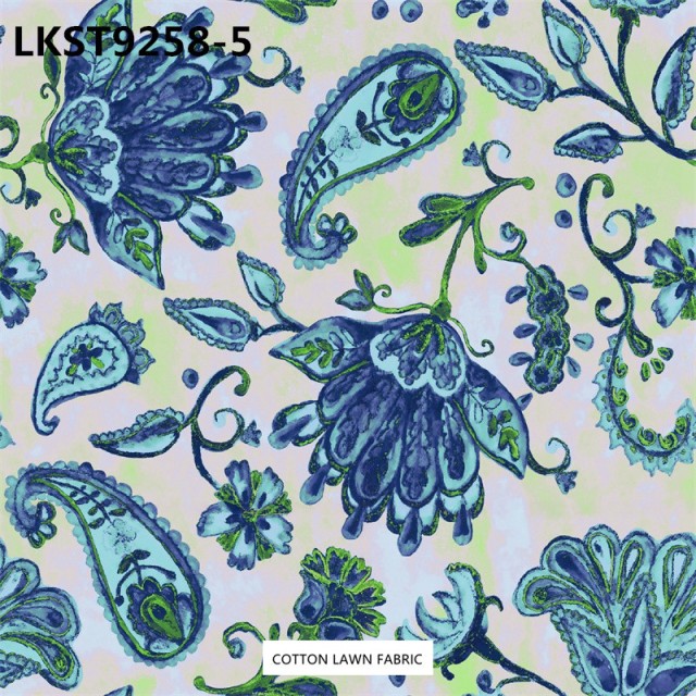 100% Cotton Lawn Fabric,LANKING TEX,Low Moq Printing Best  Quality  100% Cotton Lawn Fabric