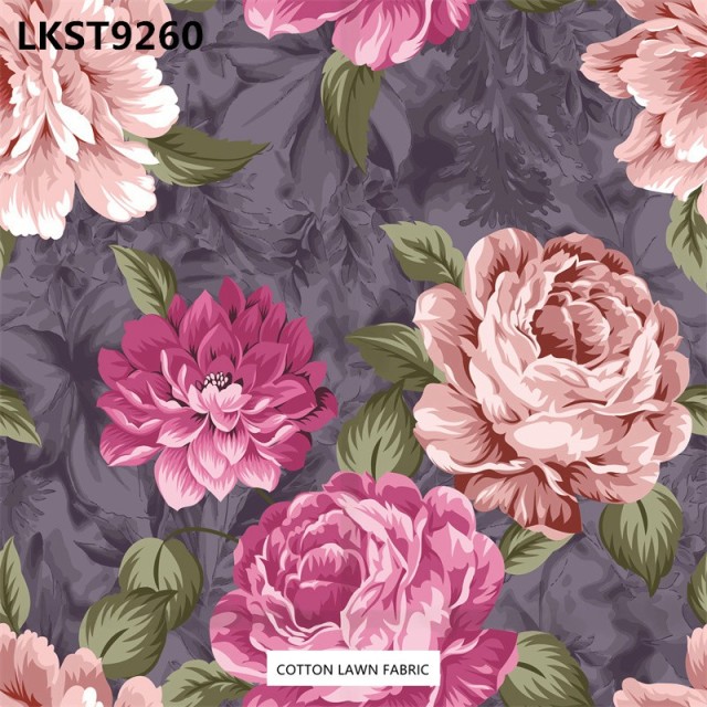 100% Cotton Lawn Fabric,LANKING TEX,Low Moq Printing Best  Quality  100% Cotton Lawn Fabric