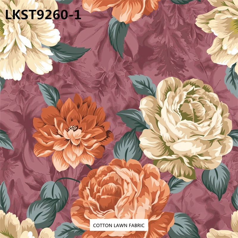 100% Cotton Lawn Fabric,LANKING TEX,Low Moq Printing Best  Quality  100% Cotton Lawn Fabric
