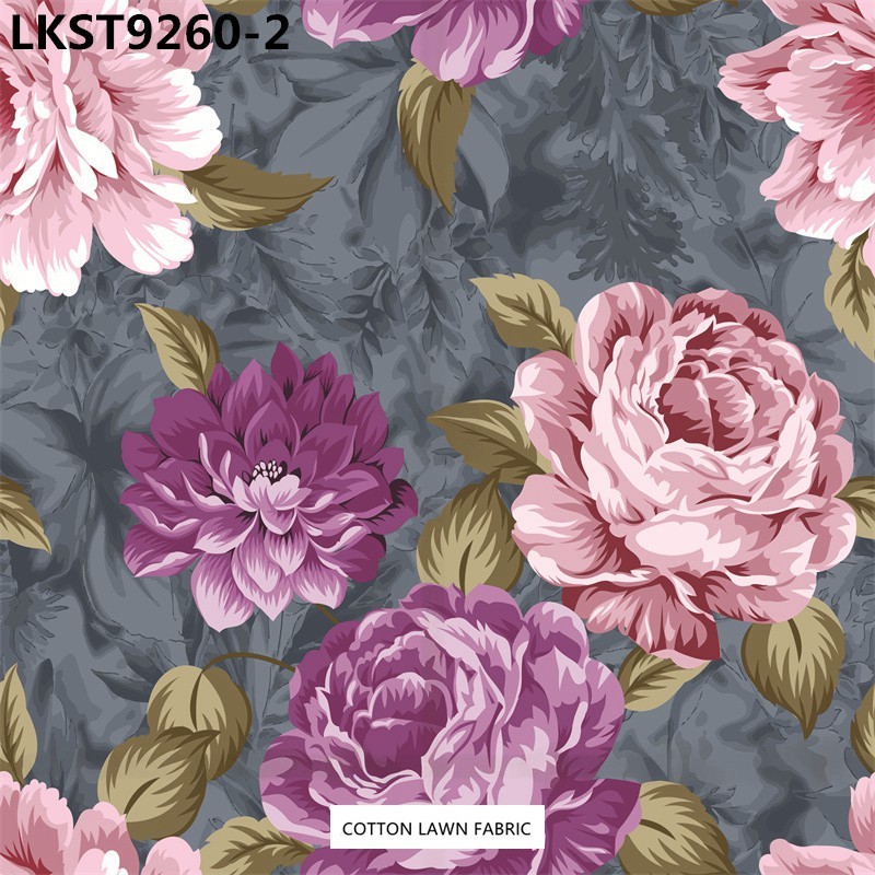 100% Cotton Lawn Fabric,LANKING TEX,Low Moq Printing Best  Quality  100% Cotton Lawn Fabric