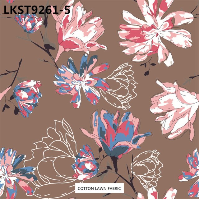 100% Cotton Lawn Fabric,LANKING TEX,Low Moq Printing Best  Quality  100% Cotton Lawn Fabric
